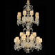 European-Style Spiral Staircase Chandelier, Long Pendant Light for Duplex Living Room, Luxurious and Grand Crystal Chandelier for Villa Mezzanine