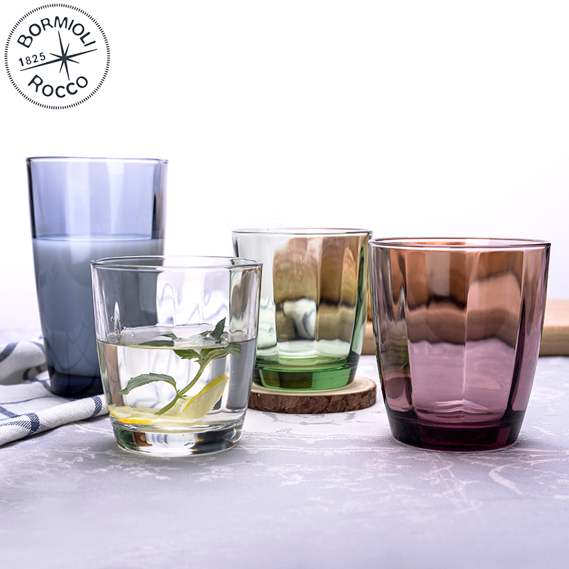 Italy imports Bomioli heat-resistant glass fruit glass beer cup milk cup household mouthwash glass
