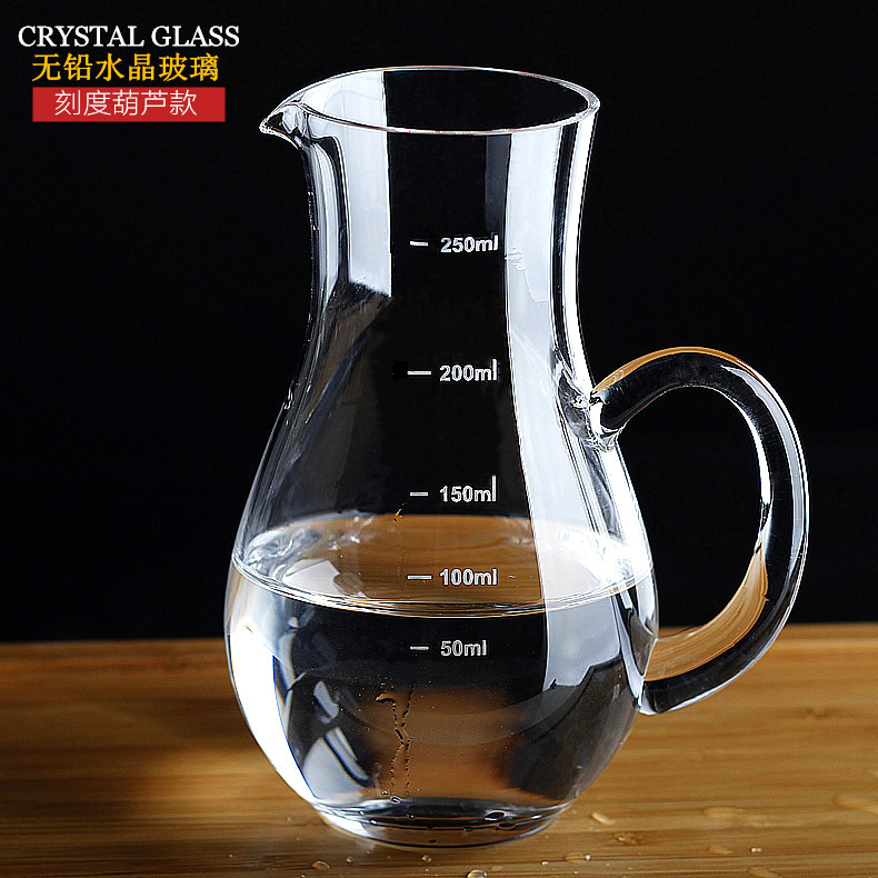 Với quy mô chì miễn phí tinh thể thủy tinh rượu vang trắng decanter rượu vang đỏ decanter rượu gia dụng ly rượu vang ly rượu vang trắng glass cốc uống rượu whisky