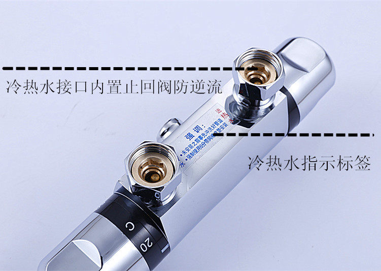 товар из китая led恒温数显淋浴花洒 全铜明暗装花洒淋浴器 冷热水龙头套装 Full grace