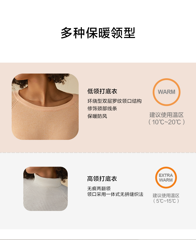 蕉下 2020新款女士羊毛打底衫 图3
