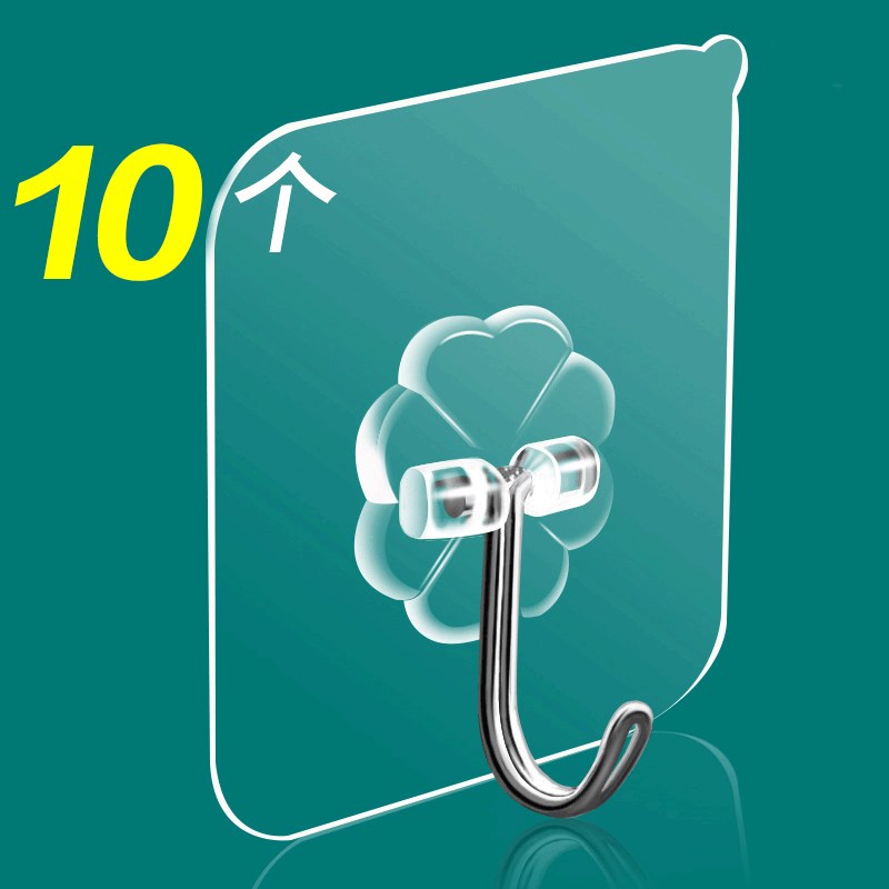 Tied to the hook viscose-free punch hook strong bearing door behind wall hanging kitchen indefinitely pasted Xinjiang