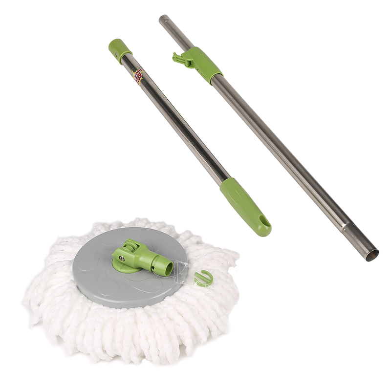 Sishou Hand-Pressed Cyclone Spin Mop for Home Use, No Hand Washing Required, Cyclone Magic Mop T1 Universal Single Mop