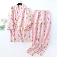 Air Cotton Kimono Pink Firebird
