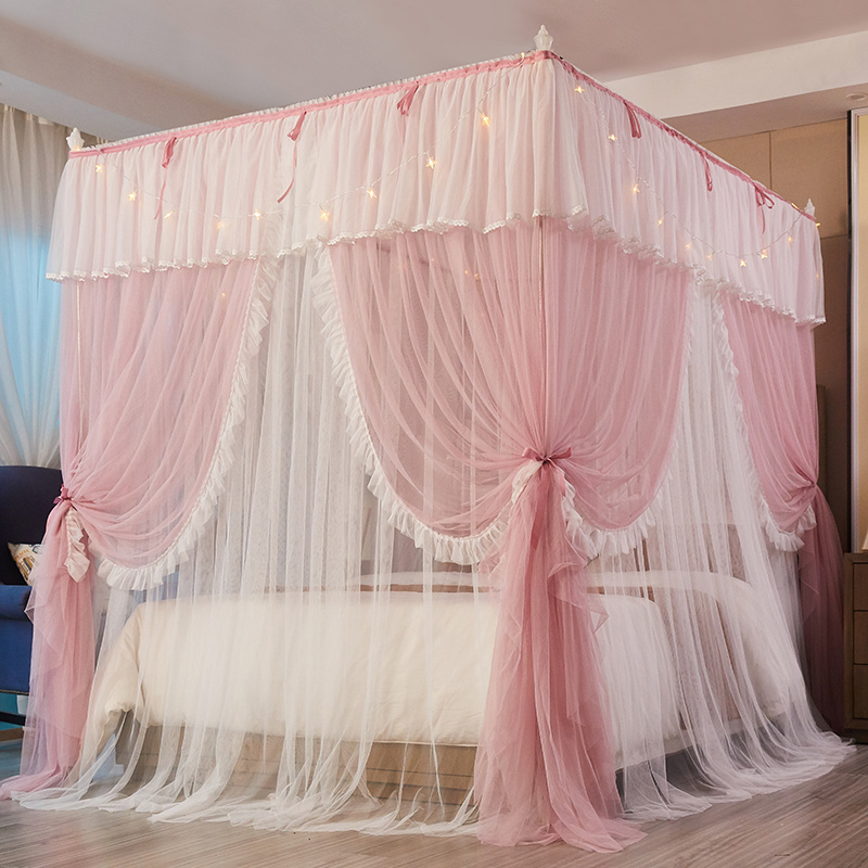 Double-layer gauze single mosquito net does not contain bracket single sell mosquito net do not bracket 1.5 square top floor 2.0x2.2 meters bed