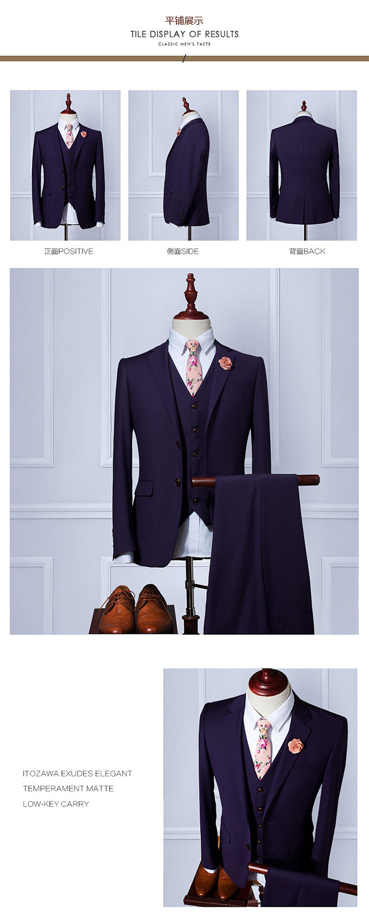 Costume homme en polyester pour Quatre saisons - Ref 1549626 Image 19