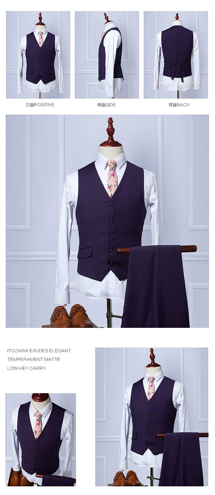 Costume homme en polyester pour Quatre saisons - Ref 1549626 Image 20