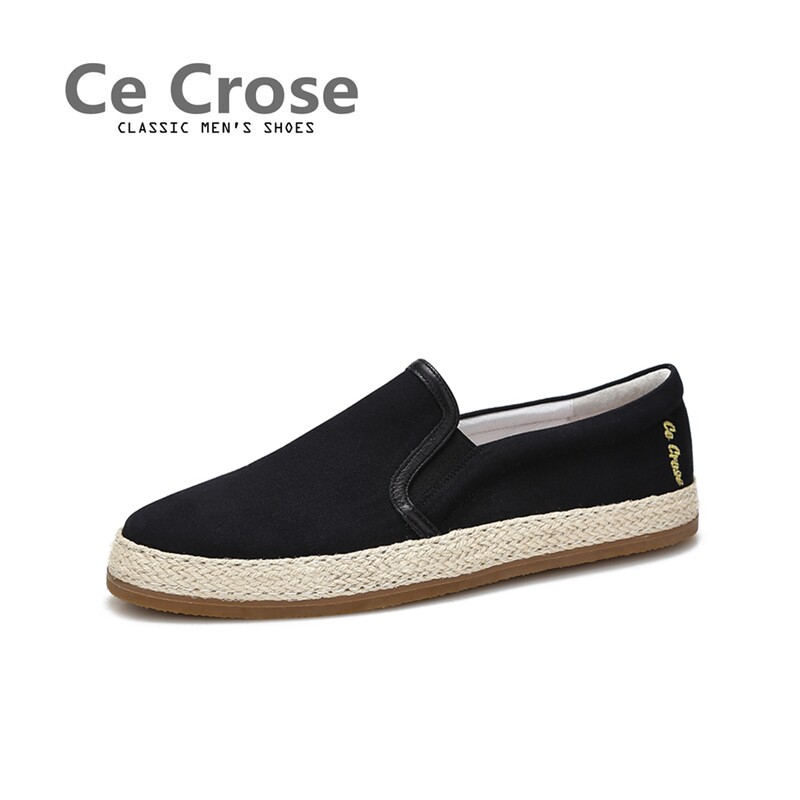 cecrose mid-country wind set foot fisherman a foot pedal bean-bean driving social spring boardroom lazy old Beijing cloth shoes man