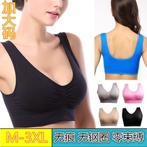 Fat MM Gats Up 180 Catty Without Steel Ring With Chest Cushion Bra Home Pregnant Woman Harnesses Vest Women Bra Underwear