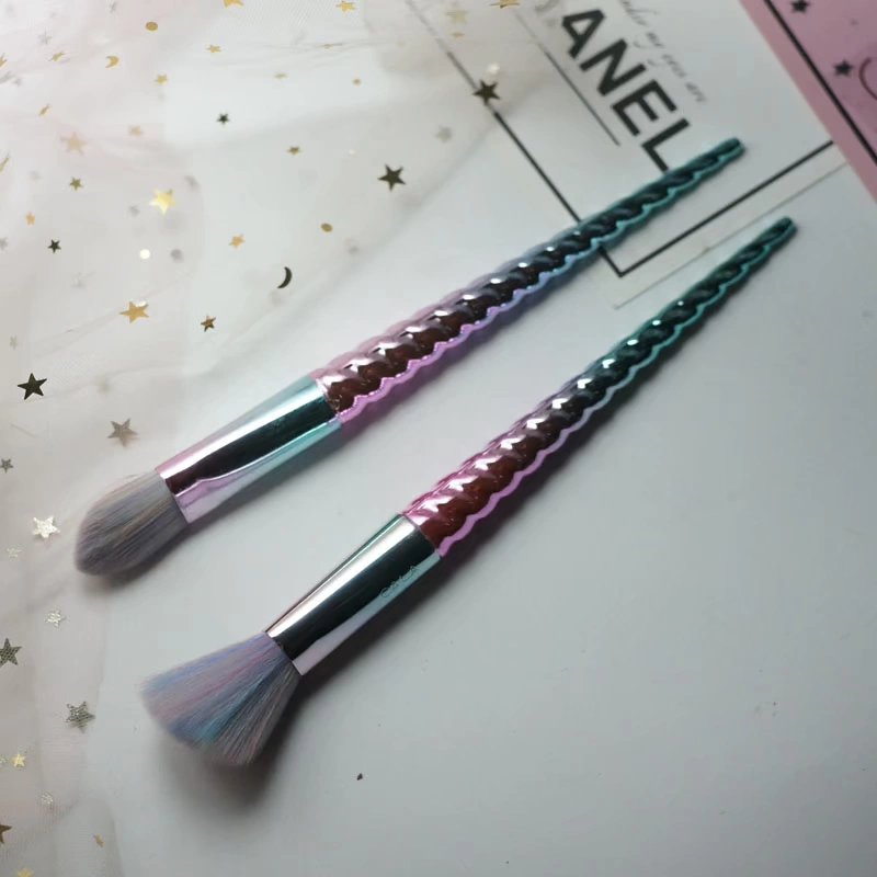 Girl Heart Burst 5 Color Rainbow Eyeshadow Dream Unicorn Rainbow Highlight Brush