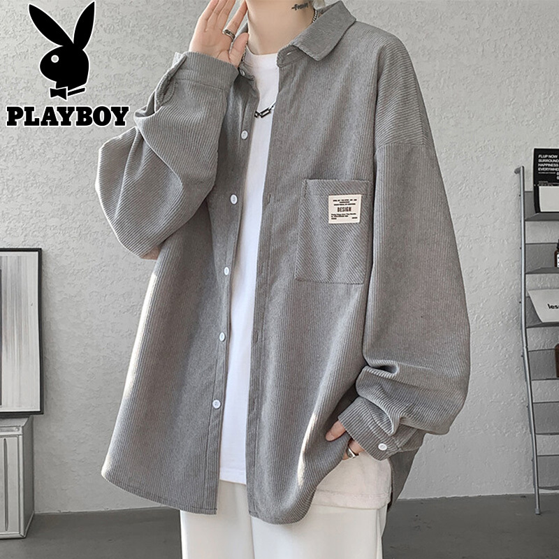 Men's Shirt, Spring and Autumn, Fleece-Lined Long-Sleeve Shirt, 2026 New Men's Jacket, Autumn and Winter Top, Thin Cardigan