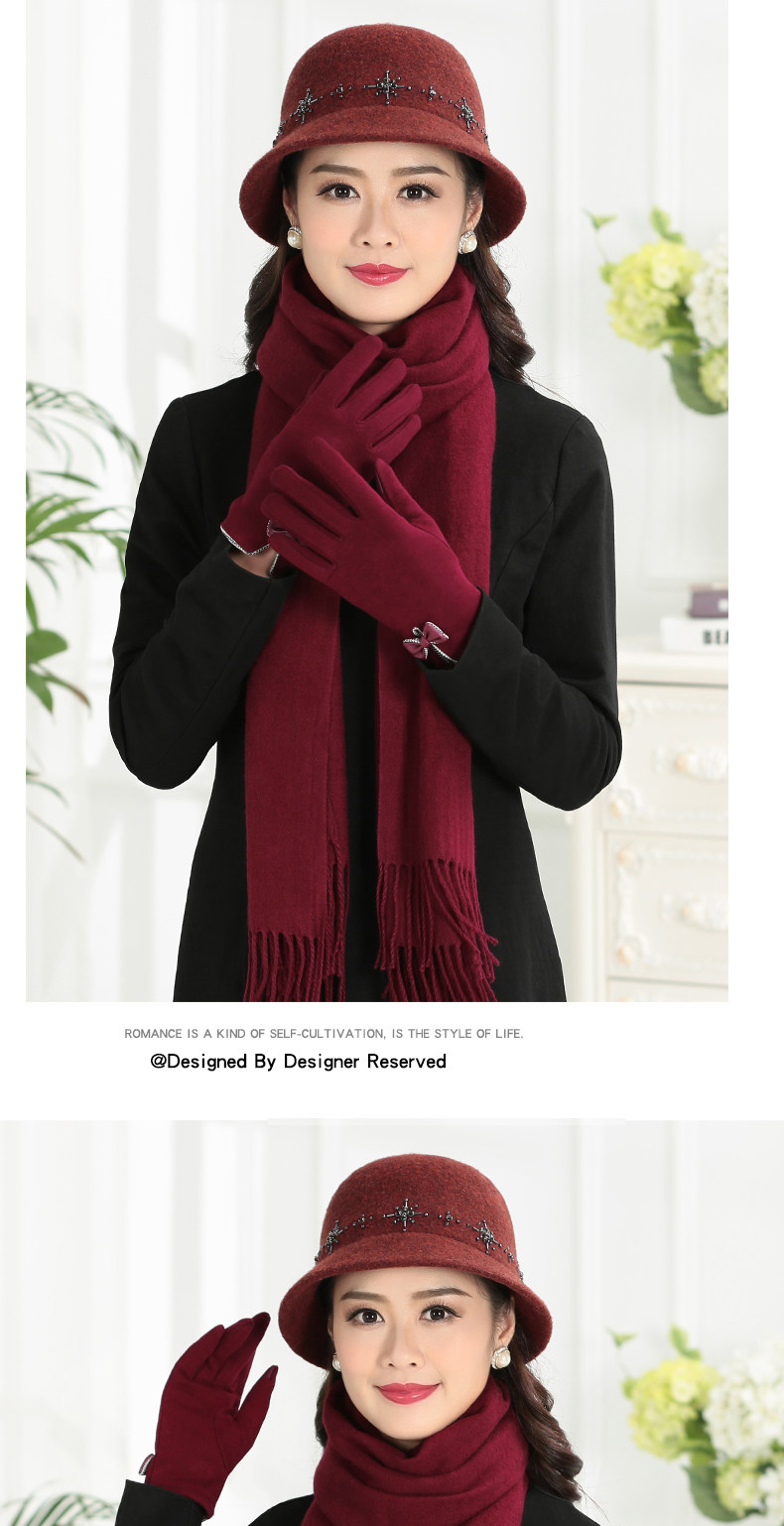 Chapeau pour femme en Melange de laine - Ref 3233470 Image 14