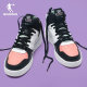 Jordan sneakers ເກີບແມ່ຍິງ 2024 ພາກຮຽນ spring ໃຫມ່ຢ່າງເປັນທາງການຂອງແທ້ຈິງ Air Force One ເກີບບາດເຈັບແລະເກີບ sneakers ສູງເທິງສໍາລັບແມ່ຍິງ