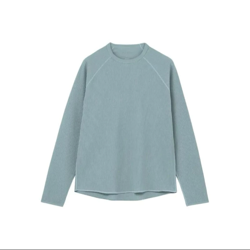 Goldwin's New Functional Lightweight Quick-Drying Waffle Long-Sleeved T-Shirt, Casual Loose-Fitting Bottoming Shirt for Men and Women, Trendy