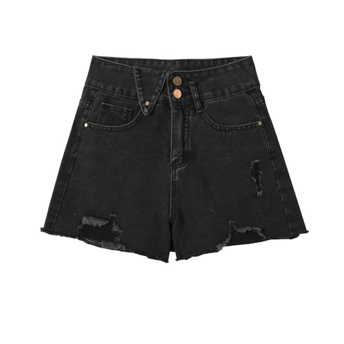 Трендовые дизайнерские прямые свободные джинсы для отдыха, шорты, штаны, яркий броский стиль, высокая талия, тренд сезона