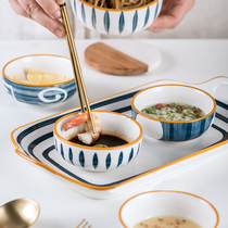 Day Style Ceramic Taste dishes Home Vinegar Sauces Sauces Sauces With Small Bowls For Small Sauces And Sauces Nets Red Cutlery