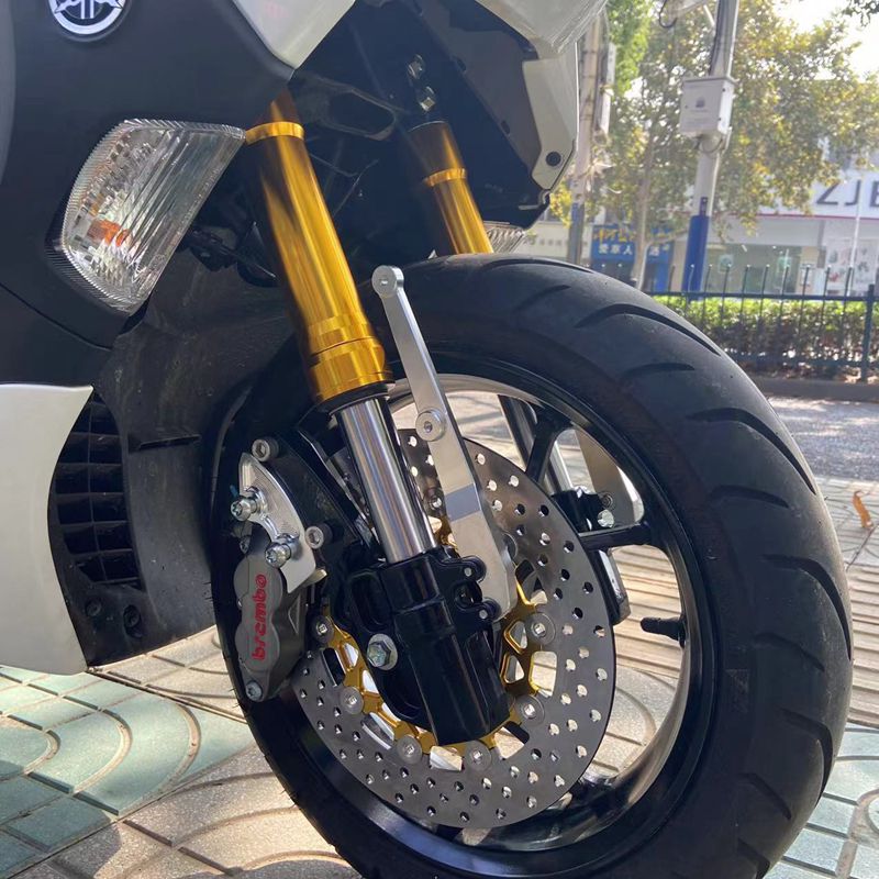 nmax155 front shock absorbing brake system set caliper floating disc front shock absorber brake complete set Taiwan RPM suspension