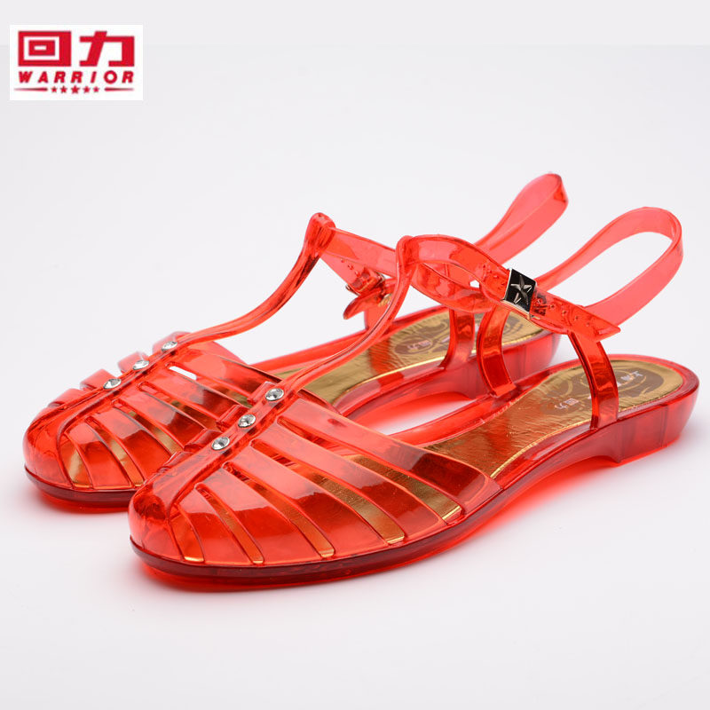 plastic womens sandals