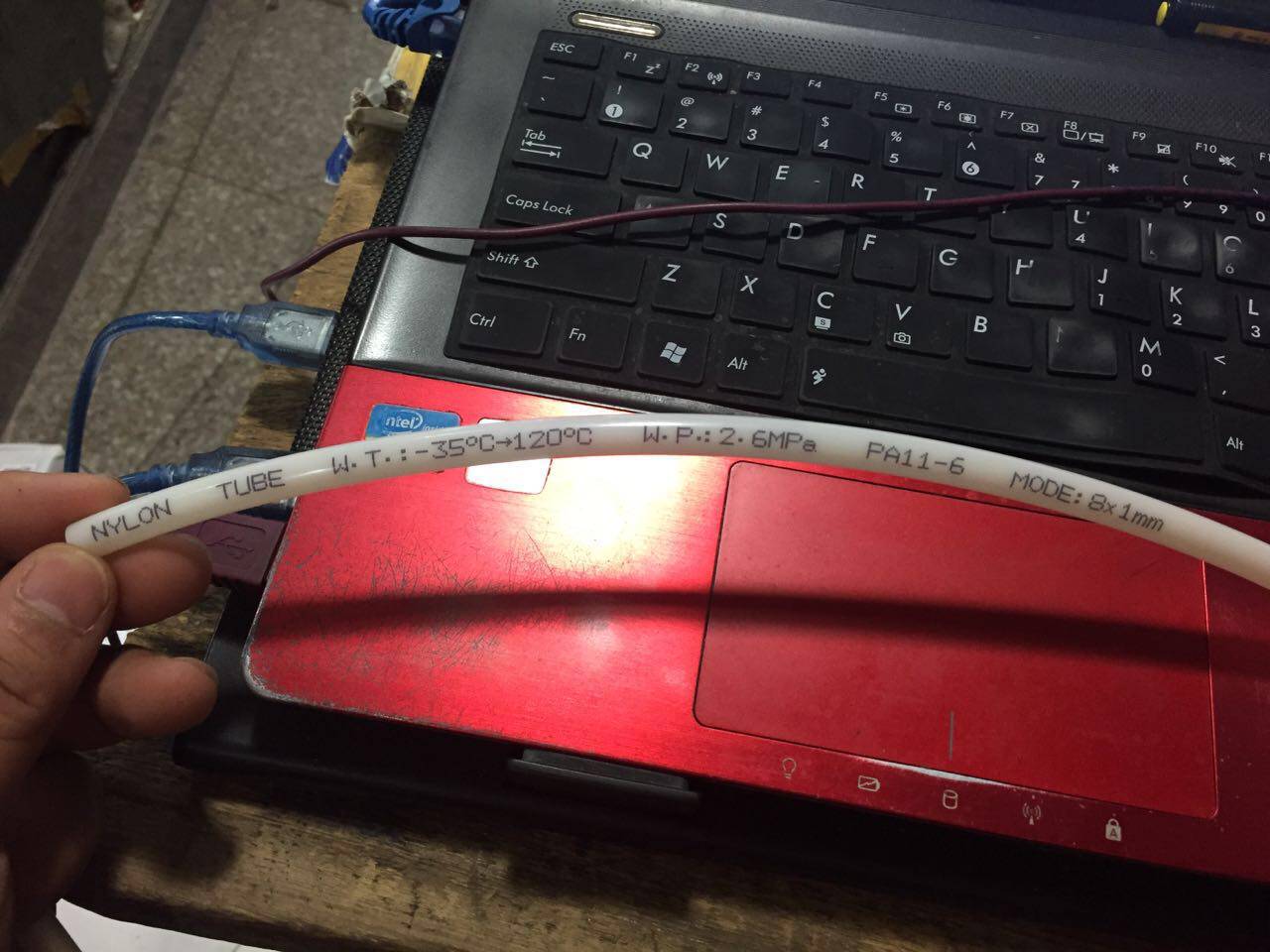 TKC tracheostomy shell worm nylon tube resistant to corrosion pipe 8 * 1mm-1 meter