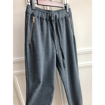 Self-retention ~ Super comfortable Joker foreign trade original single export sports pants casual cashmere pants slim and high quality