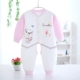 Quần áo sơ sinh dính liền 0-3-6 tháng quần áo leo núi mùa thu và mùa đông bé ấm áp mùa xuân và mùa thu cotton quần áo bé thoi trang tre em cao cap