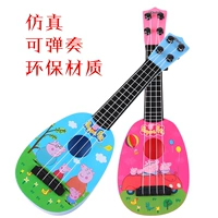 Nhạc trẻ em mô phỏng đàn guitar nhựa có thể chơi nhạc cụ cho bé giáo dục sớm Nghĩa Ô đồ chơi nhỏ do choi