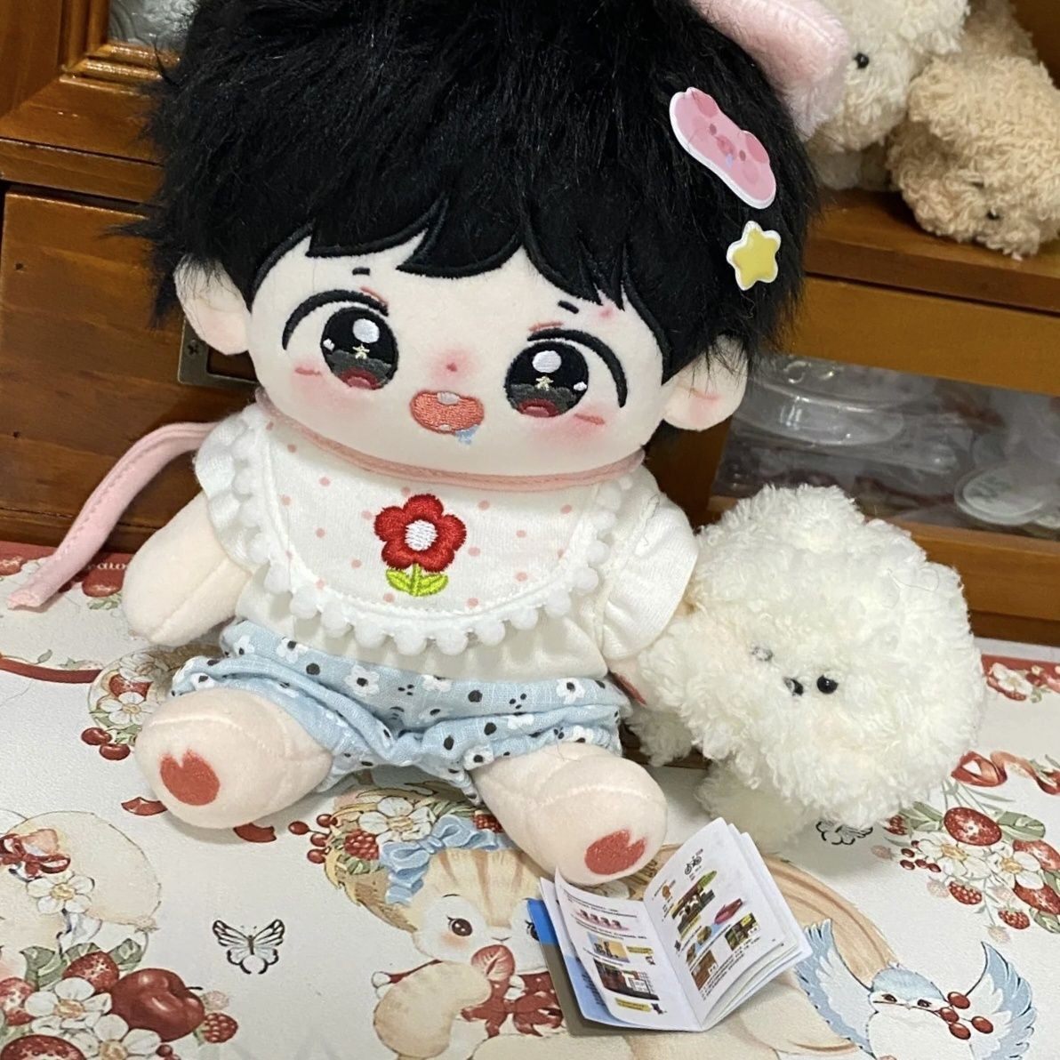 陈浚铭20CM棉花娃娃！超萌TF家族4代同人毛绒来袭(๑•̀ㅂ•́)و_棉花娃娃_