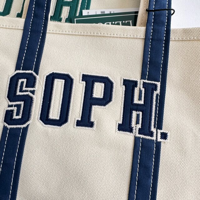 Japanese Trendy Brand Spring and Autumn New Classic Canvas Distressed Embroidered Letter Unisex Tote Bag Handbag Llbean