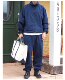 Japanese Order New Classic Patchwork Color-Block Workwear Canvas Oversized Unisex Tote Bag Shoulder Bag Handbag Llbean