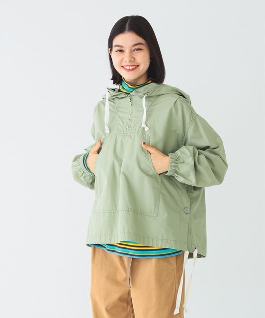 Japanese Jacket Trendy Brand New Candy-Colored Pullover Loose Hooded Zipper Half-Placket Pocket Windbreaker Short Jacket