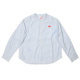 Spring Product, Solid Color Lapel Washed Oxford Fabric Women's Striped Shirt, Long-Sleeved Jung Soo-Kyung Shirt Danton