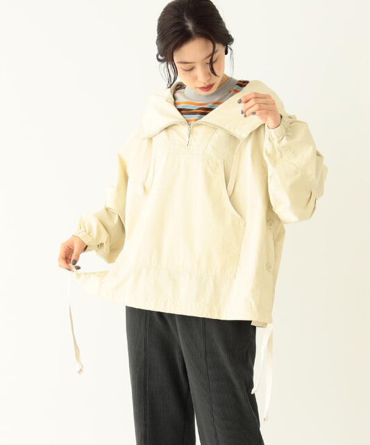 Japanese Jacket Trendy Brand New Candy-Colored Pullover Loose Hooded Zipper Half-Placket Pocket Windbreaker Short Jacket