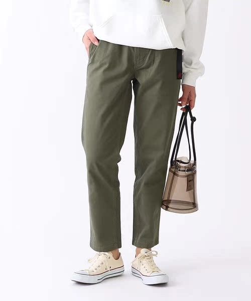 Japanese Order Spring Product Japanese Style Belt Slim Simple Women's Casual Pants Small Straight Leg Nine-Point Pants
