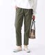 Japanese Order Spring Product Japanese Style Belt Slim Simple Women's Casual Pants Small Straight Leg Nine-Point Pants