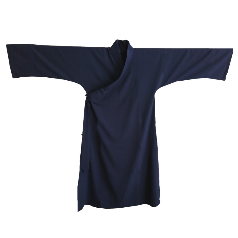 道家道服长袍套装法衣道士用品衣服道袍斜襟三清领长褂太极练功服-阿里巴巴