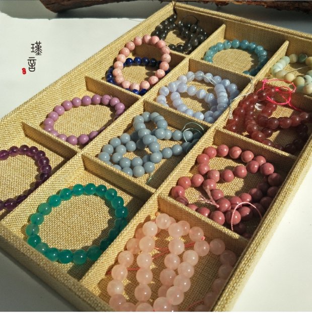 10MM Duobao DIY Loose Chuỗi hạt duy nhất Duobao Vòng đeo tay Zi Mica Navy Bao Wei Wei Hui Đàn ông và phụ nữ Pha lê vòng vàng tây nữ