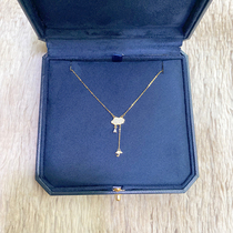 Clouds Sterling Silver Necklace Female Light Luxury Minor Explosions Lock Chain 2021 New Birthday Gift for Girlfriend