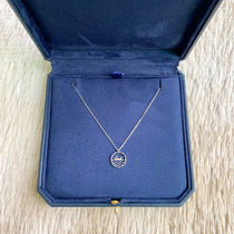 Whale falling sterling silver necklace female luxury niche design sense advanced clavicle chain does not fade 2021 new