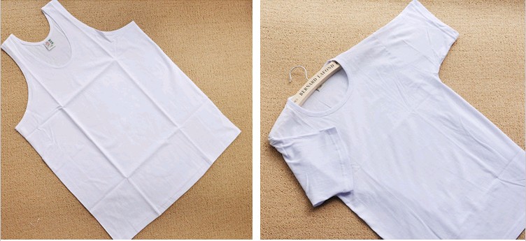 2018 áo sơ mi cotton trung niên cotton mùa hè nam rộng thấm mồ hôi thấm mồ hôi cổ tròn tay ngắn bố áo thun nam đẹp