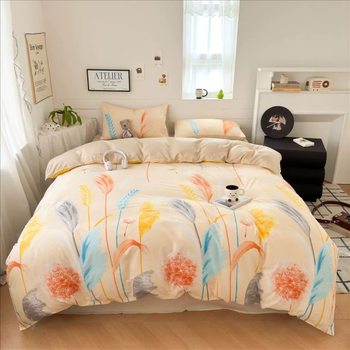 Xiangsi dou (produced by hongdou group) bedding four-piece dormitory single three-piece quilt cover sheet yf