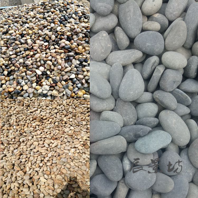 Natural Gray Pebbles by the Ton, Raw Stones for Garden Paving, Riverbed Stone, Filter Material, Small Pebbles for Paving, Ground Heating Pebbles