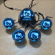 Turtle Five Dream Factory Turntable ໄຟທ້າຍ Turtle King LED ແກ້ໄຂແອັບ KT Hello Kitty ທີ່ສາມາດປັບໄດ້ ແສງຫາງໜ້າ ແລະ ໄຟທິດທາງຫຼັງ