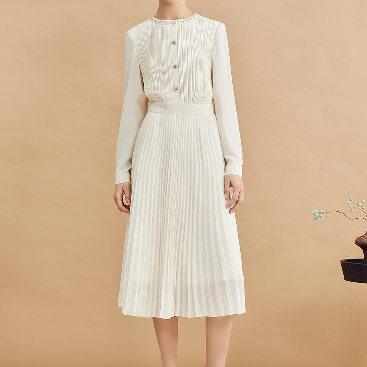 New Arrival Yujia Autumn Art Pleated Dress 8C64505976 New Arrival Yujia Autumn Art Pleated Dress 8C64505976