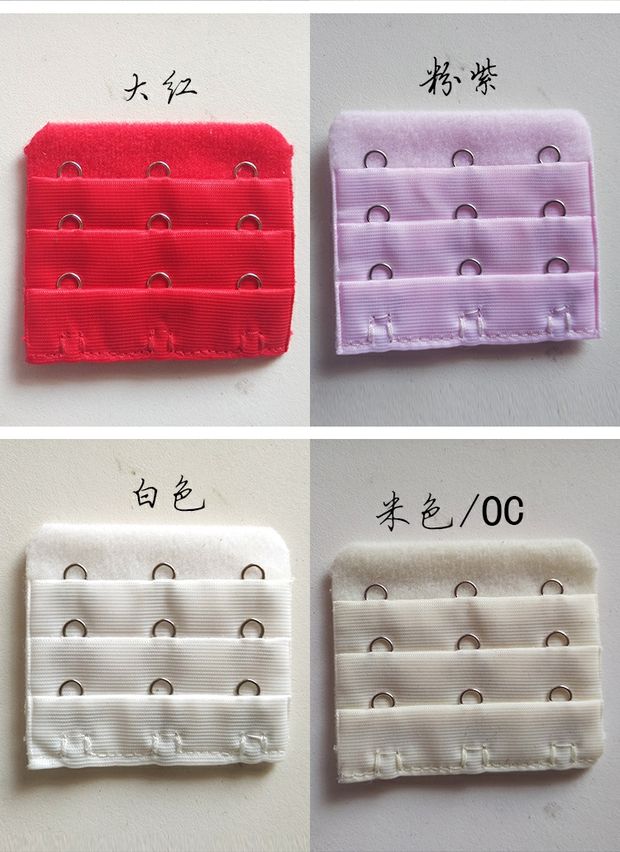 Universal Bra Extension Buckle 3 Rows 3 Buckle Chất lượng cao Tiêu chuẩn 3 Khóa ngực Đồ lót nữ Plus Khóa ngực móc nới áo lót