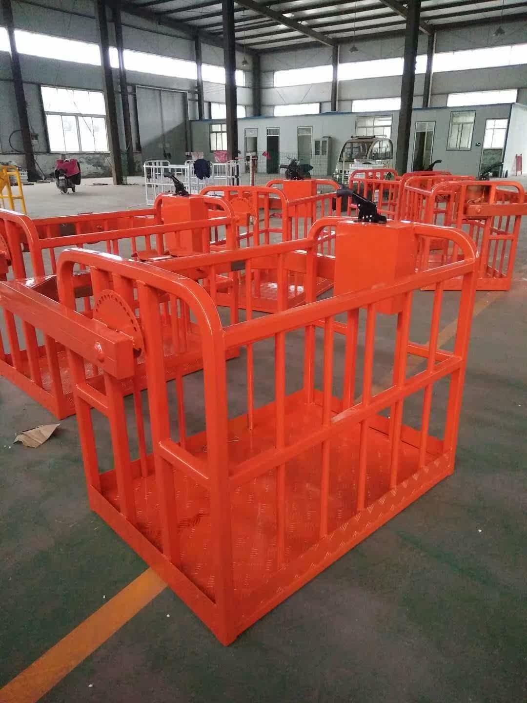 Truck crane crane hanging basket crane aerial work platform top basket hurdles factory direct sales