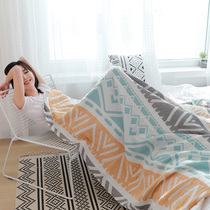 Cotton gauze quilt adults nap air conditioning sofa blanket summer towel quilt cotton single double blanket sheets