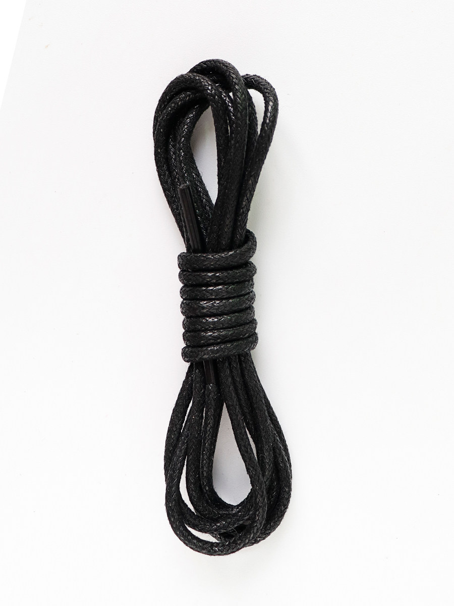 Leather Shoe Laces for Men and Women, Thin Waxed Business Martin Boots, British Casual Long and Short Boots, Round Shoelaces