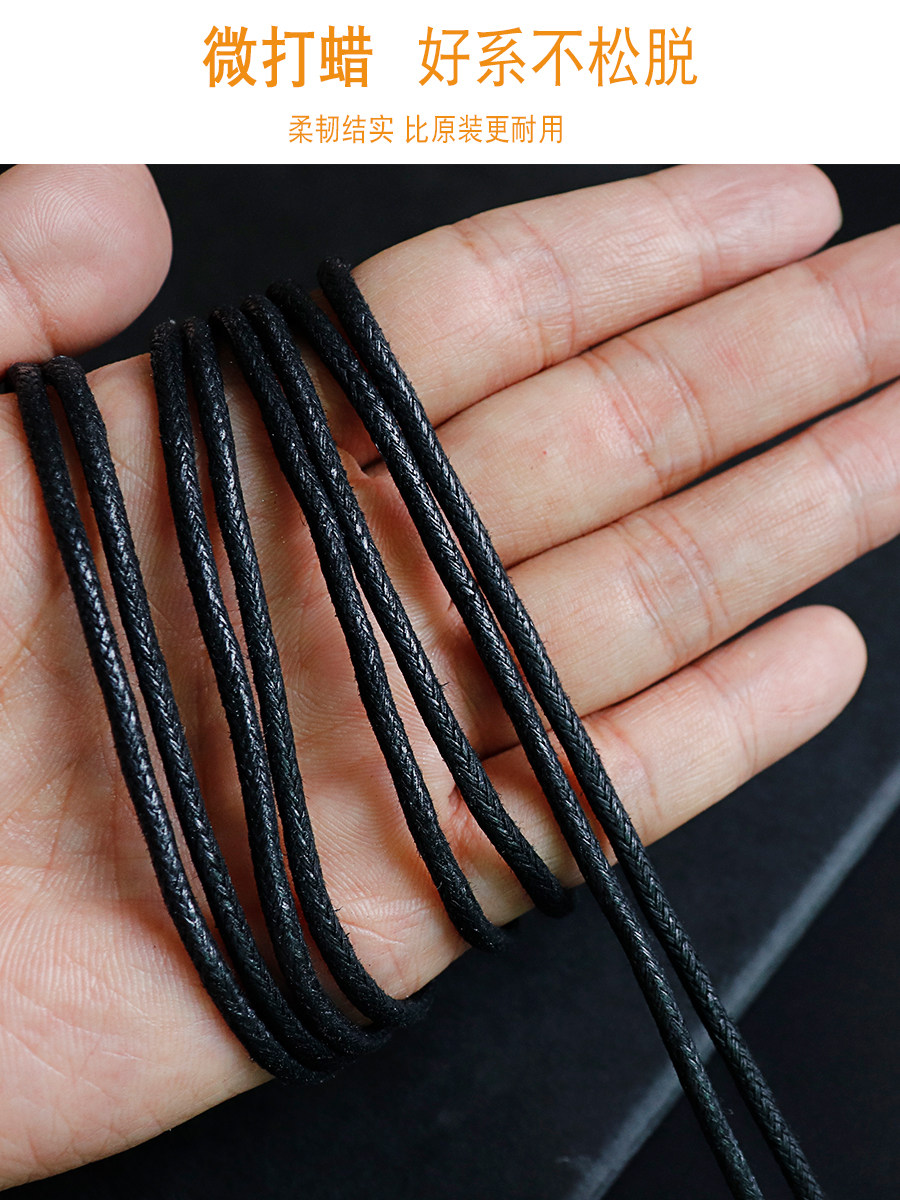 Leather Shoe Laces for Men and Women, Thin Waxed Business Martin Boots, British Casual Long and Short Boots, Round Shoelaces