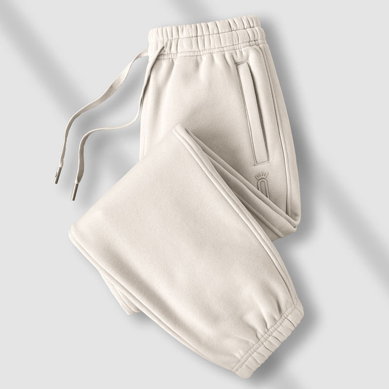 High-Waisted Slimming Pure Cotton Apricot-Colored Jogger Sweatpants for Women, 2026 Spring and Autumn New Loose Harem Casual Sports Pants