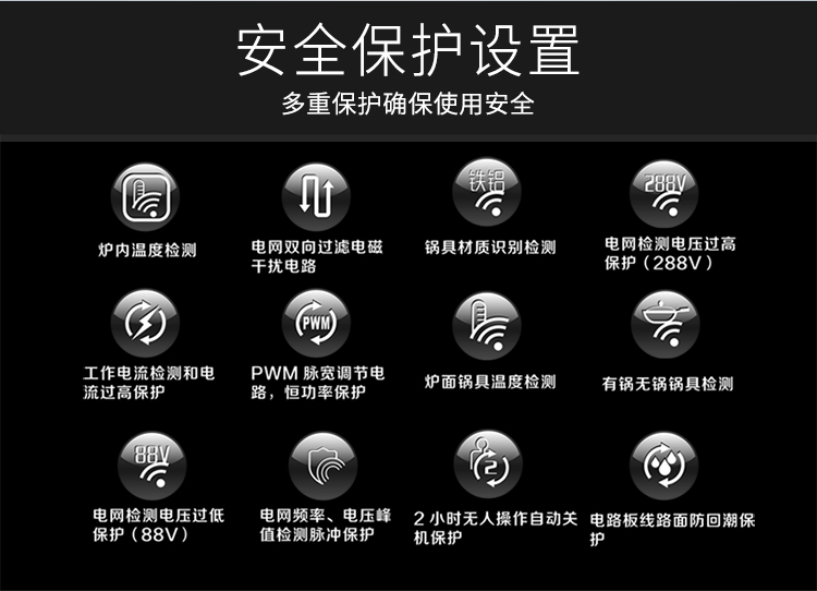 bep dien tu Chigo / Chigo 841 nồi lẩu cảm ứng tròn nhúng dây điều khiển cửa hàng lẩu thương mại chuyên dụng 2200W bếp từ malloca